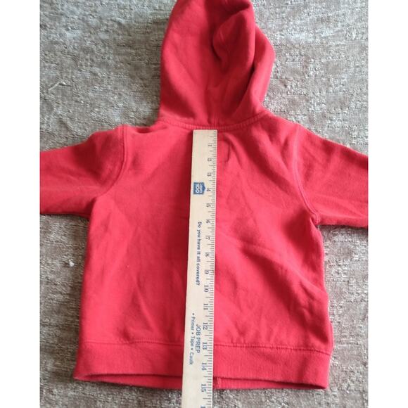 OSHKOSH B’gosh Boys Red Blue Full Zip Logo Hoodie Jacket Size 4T Pockets VTG - Picture 6 of 7